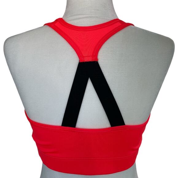Nike Women’s Victory Dri-Fit Medium Support Sports Bra Orange Large Just Do It - Picture 3 of 7